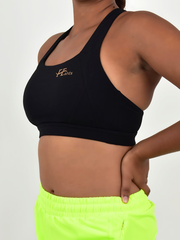 Brassière de sport avec agrafes