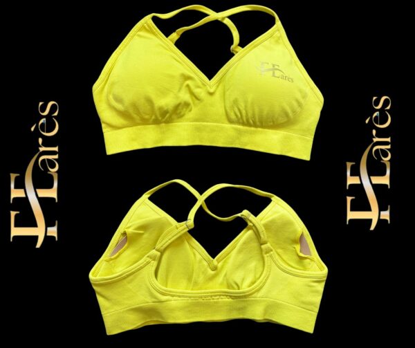 Brassière de sport croisée dos